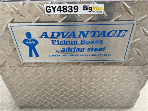 advantage pick up boxes adrian steel|adrian steel toolbox.